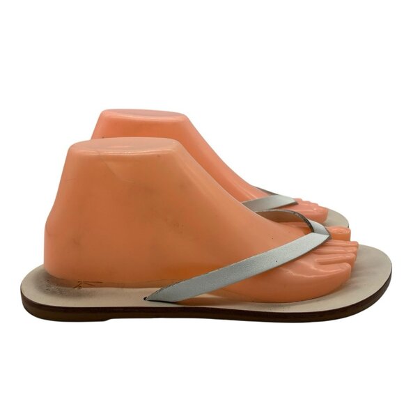 BEEK Sunbeam Leather Flip Flop Sandals Slip On Shoes Women Size 9 White- $139 - Picture 2 of 10